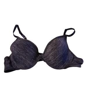 IZOD UNDERWIRE Lined Gray Marled‎ Bra Lingerie SIZE 36B